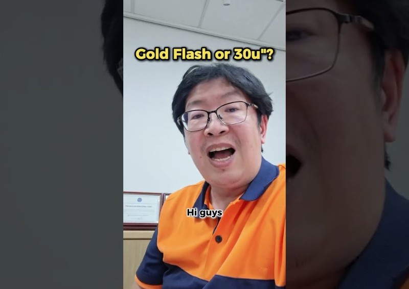 Gold Flash vs. 30u Gold Plating