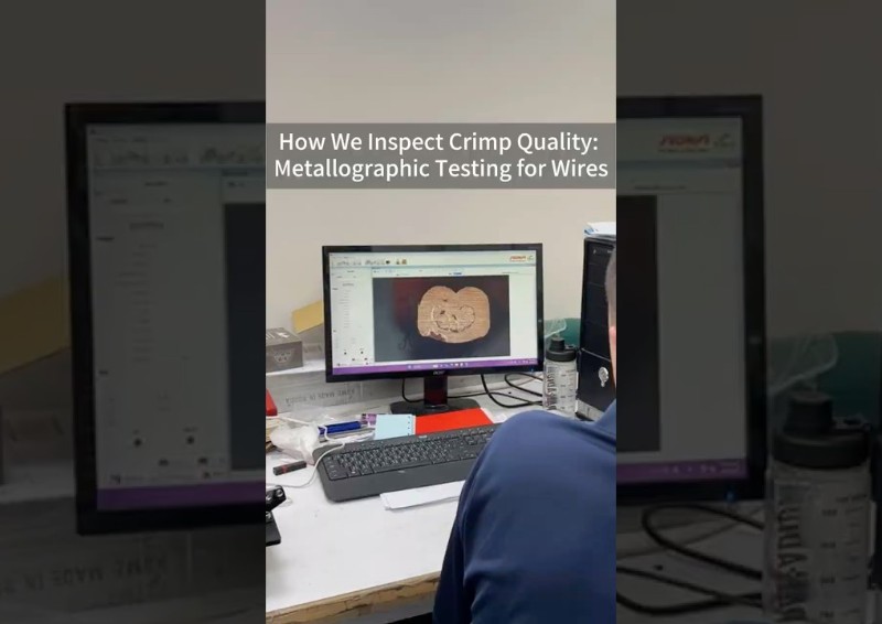How We Inspect Crimp Quality: Metallographic Testing for Wires
