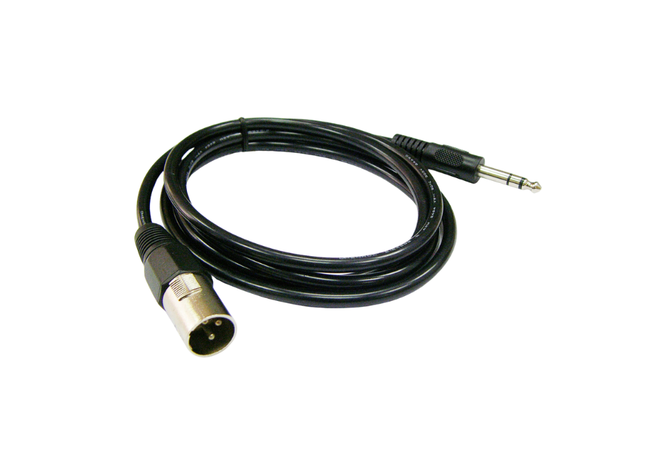 3.5mm Stereo Jack to XLR Male Cable Assembly