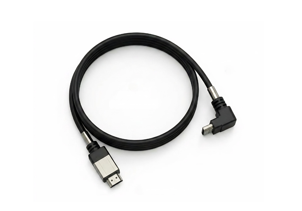 MCIO 8X Straight to Right-Angle Cable