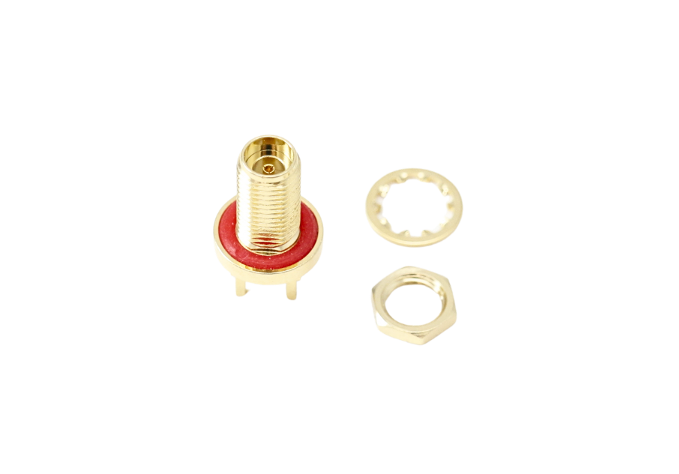 SMA(F) st. bh. with O-Ring PCB Type