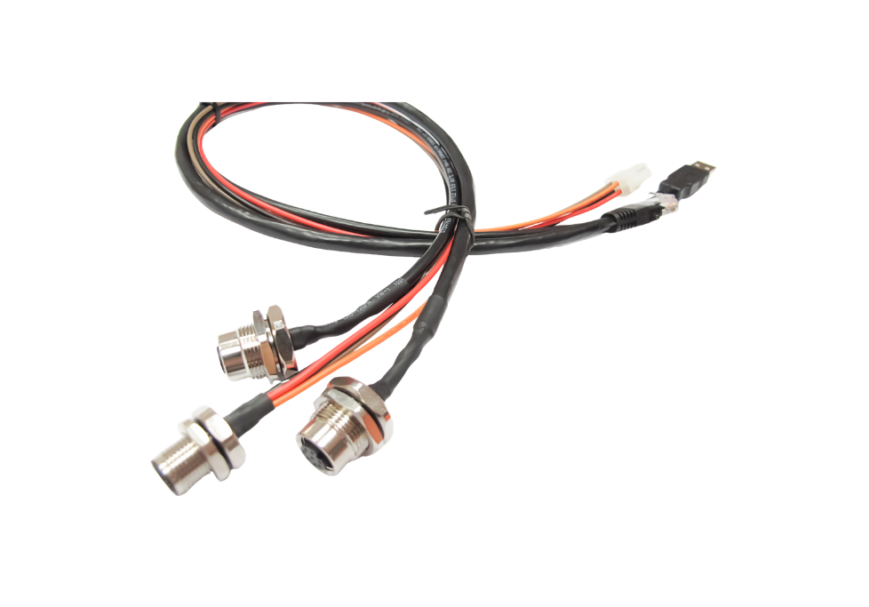 M12 to USB Type A Connector Wire Harness